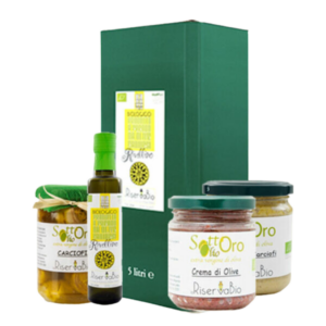 Box Olio Di Oliva Extra Vergine Bio Ed Antipasti